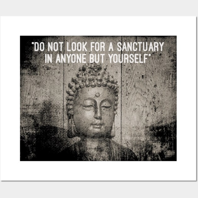 Buddha Quote Wall Art by TheMonkeyKingArts